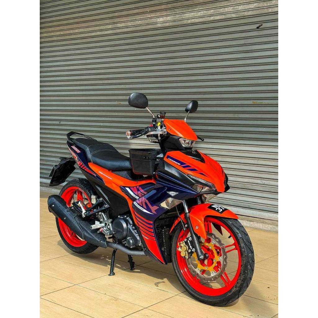 Y16 V1 V2 COVERSET Y16ZR VOM2 ORANGE DPBMU 2015 DESIGN Y16-ST-8 ORIGINAL VELOZI YAMAHA TANAM READY STOK