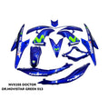 COVERSET BODYSET NVX 155 NVX155 V1 YAMAHA DOCTOR BIRU MOVISTAR GREEN M HIJAU 013 SIAP TANAM