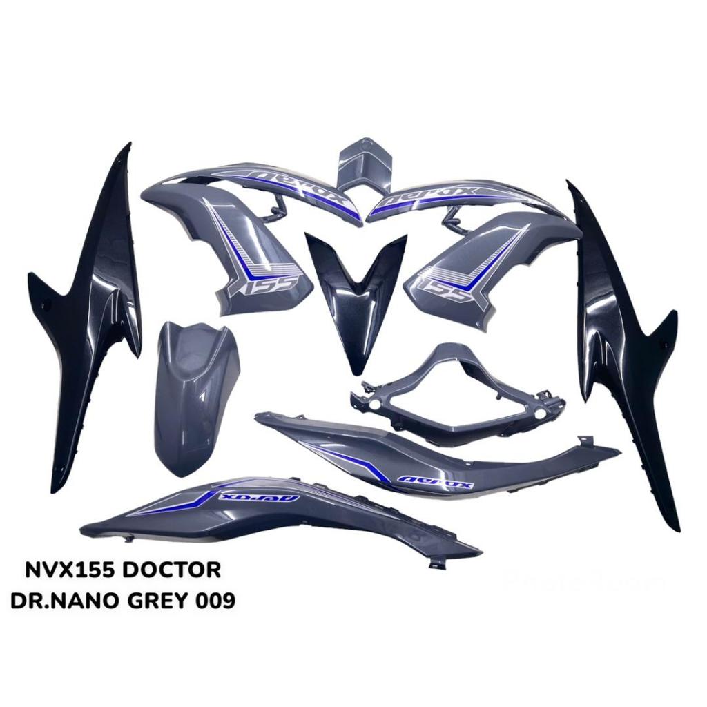 COVERSET BODYSET NVX 155 NVX155 V1 YAMAHA DOCTOR NANO GREY 009 SIAP TANAM