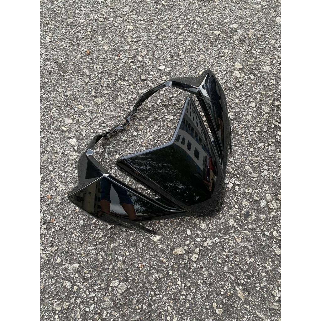 MOTORCYCLE COVERSET LC135 LC V8 METALIC BLACK HITAM BATMAN 2015 L8-ST-5 FUEL INJECTION FI YAMAHA VELOZI DOCTOR 039