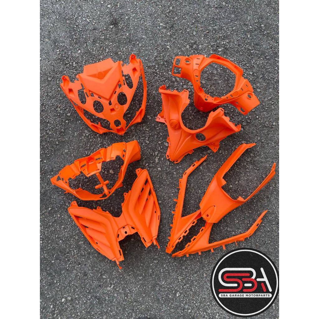 INNER PANEL LC 135 LC135 V8 OEM / DOCTOR SET COLOR ORANGE RED BLUE BIRU MERAH ( 8 ITEM ) YAMAHA