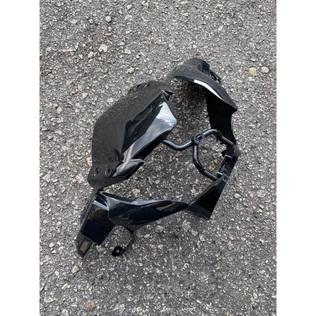 COVERSET BODYSET YAMAHA LC LC135 V6 V7 DR BLACK HITAM CODE 026 RXZ DESIGN STRIPE TANAM DOCTOR EDITION OEM