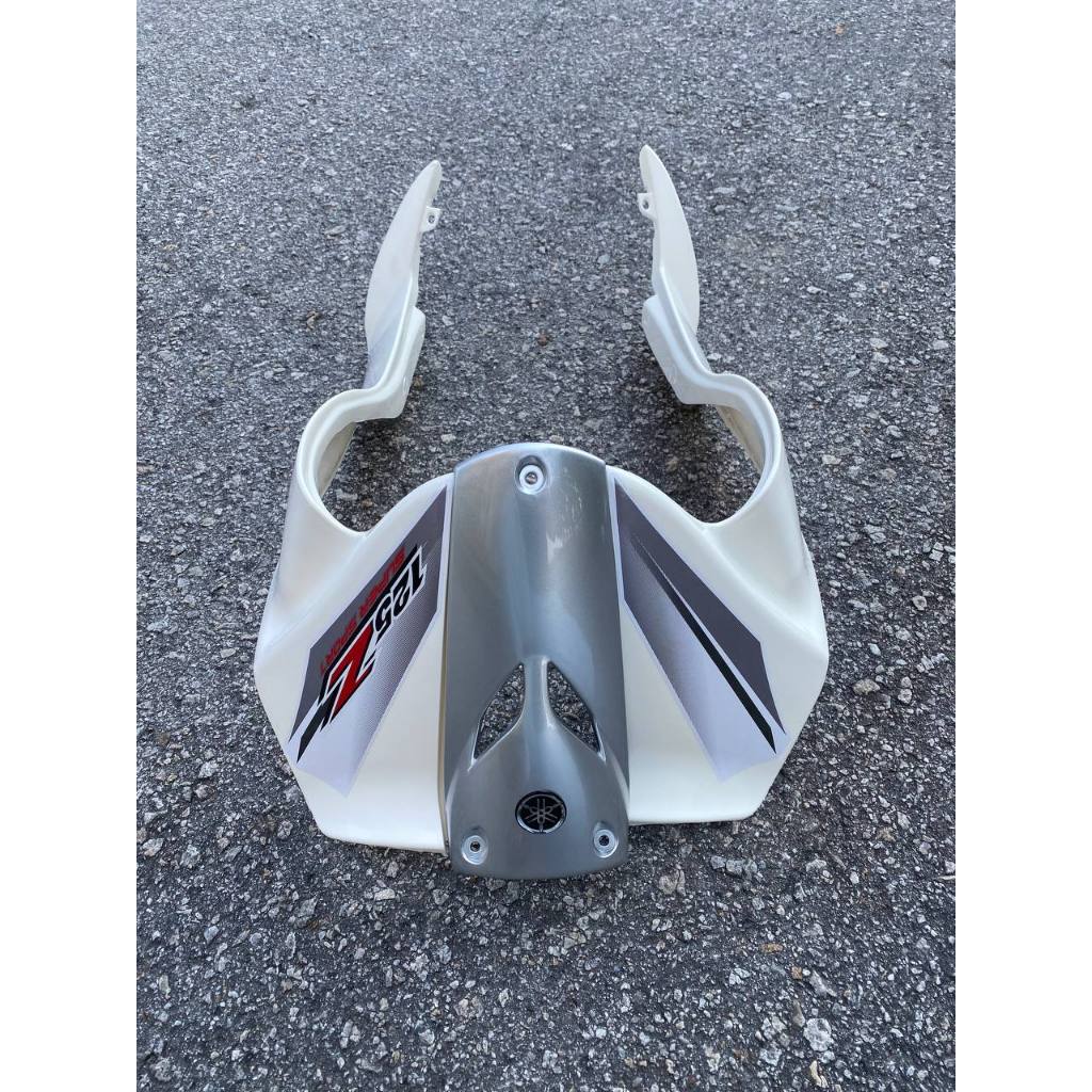 COVERSET ORIGINAL HLY YAMAHA 125 125Z 125ZR SILVER DIAMOND STRIPE/STICKER SIAP TAMPAL PERCUMA EMBLEM HONG LEONG YAMAHA