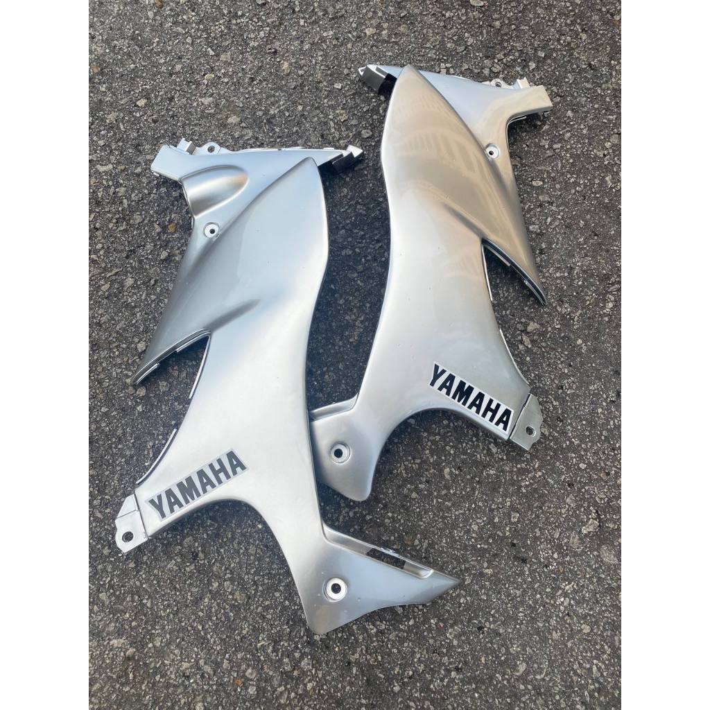 COVERSET ORIGINAL HLY YAMAHA 125 125Z 125ZR SILVER DIAMOND STRIPE/STICKER SIAP TAMPAL PERCUMA EMBLEM HONG LEONG YAMAHA