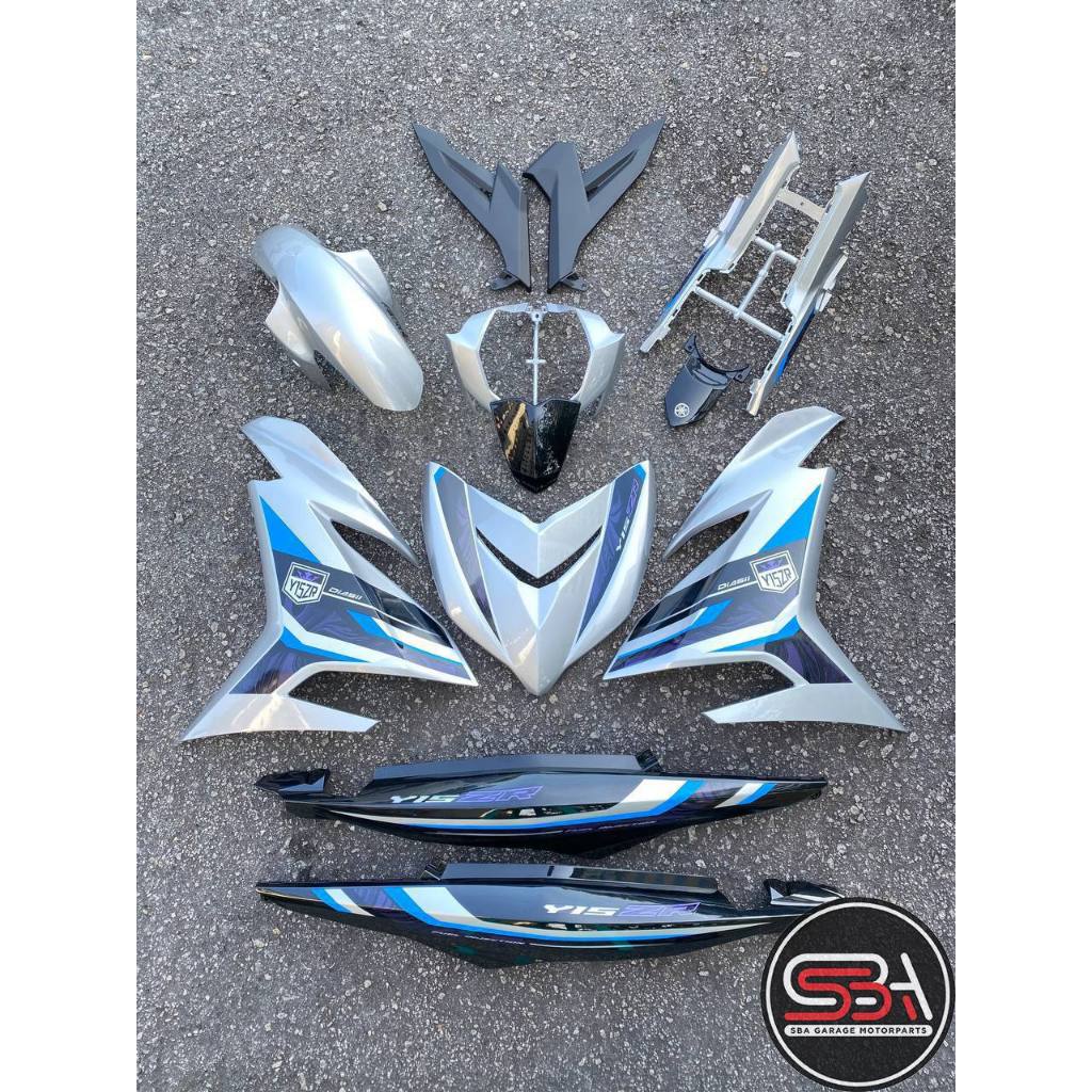 COVERSET BODYSET ORIGINAL VELOZI TANAM SET Y15 Y15ZR YSUKU V1 V2 SILVER MS1 MATELIC BLACK 2023 STANDARD SIAP TANAM
