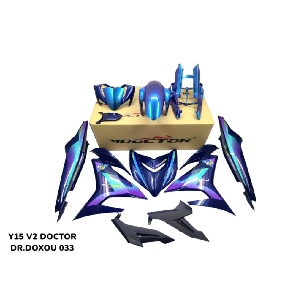 COVERSET BODYSET YAMAHA Y15 Y15ZR V1 V2 DOXOU DOCTOR 033 SIAP TANAM