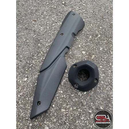 EXHAUST EKZOS COVER / SILENCER COVER ( PARTS INCLUDE WITH COVER BUSH )  LC135 V6 V7 V8 Y16ZR Y15ZR RSX 150