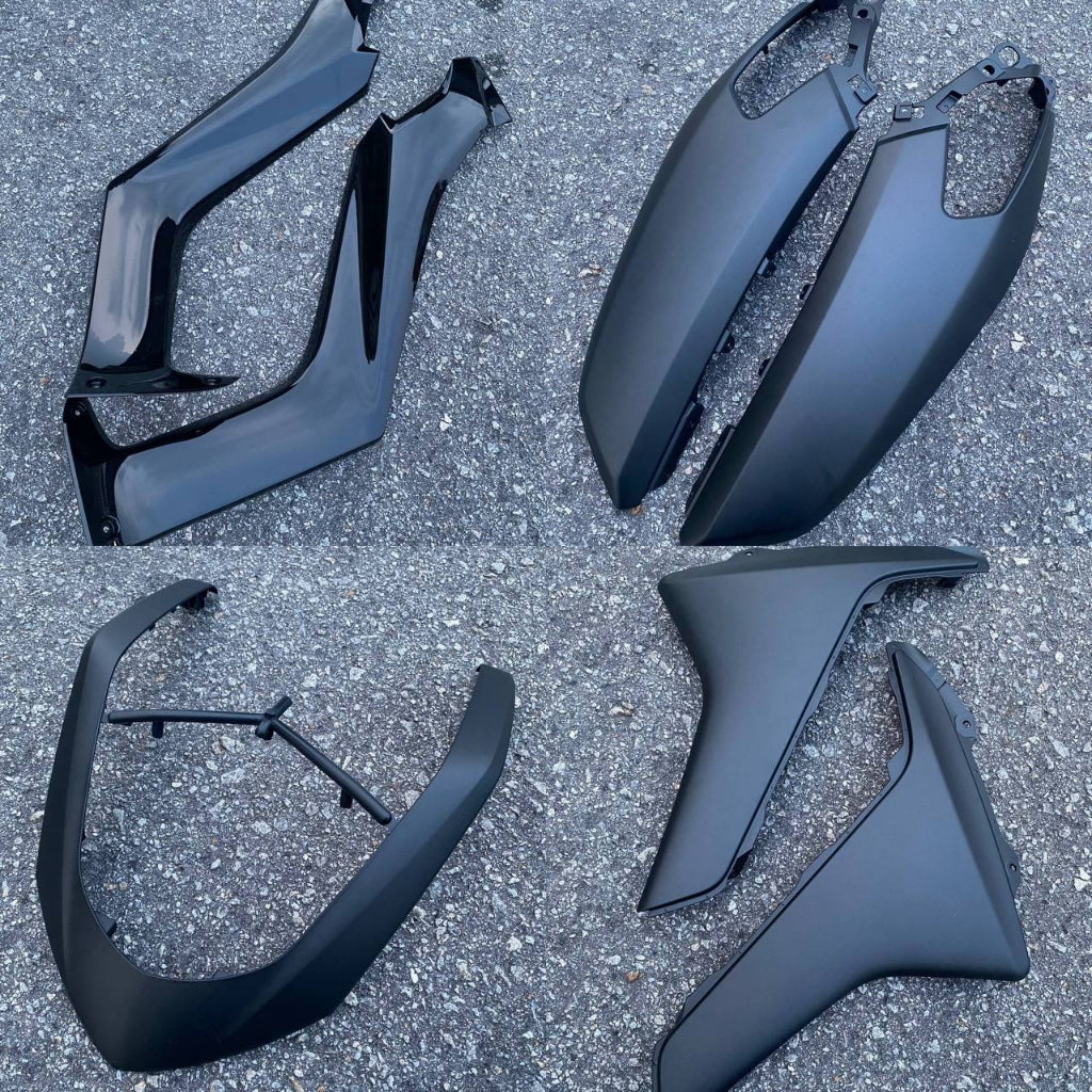 COVERSET BODYSET NMAX N MAX V1 MATT BLACK MLB2 ORIGINAL HLY HONG LEONG YAMAHA 15 ITEM FULLSET ( TAK TERMASUK EMBLEM )