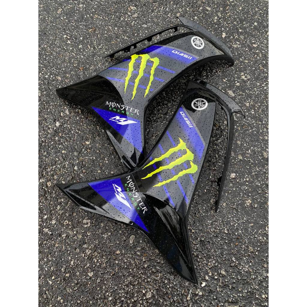 MOTORCYCLE COVERSET BODYSET LC135 LC V8 MONSTER ENERGY GP 2020 L8-ME1 FUEL INJECTION FI YAMAHA SIAP TANAM VELOZI