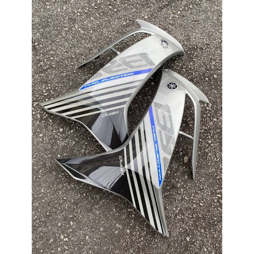 COVERSET BODYSET LC135 LC V8 DR P BLUE BIRU 2015 CODE 041 FUEL INJECTION FI YAMAHA SIAP TANAM DOCTOR OEM