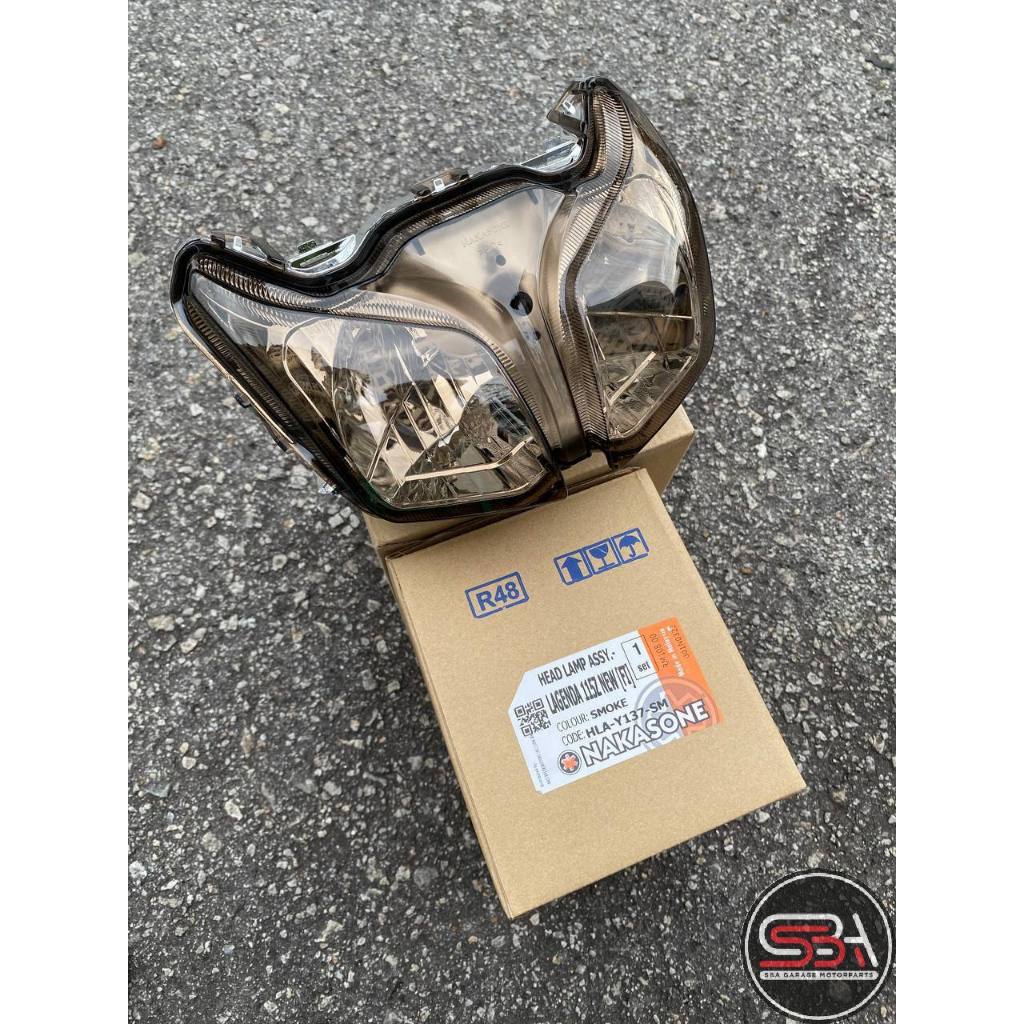 HEAD LAMP LC135 V1 V2 V3 V4 V5 V6 V7 LC 135 LAGENDA Z ZR FUEL INJECTION FI EX5 TINTED CLEAR LAMPU DEPAN HEADLAMP LIGHT