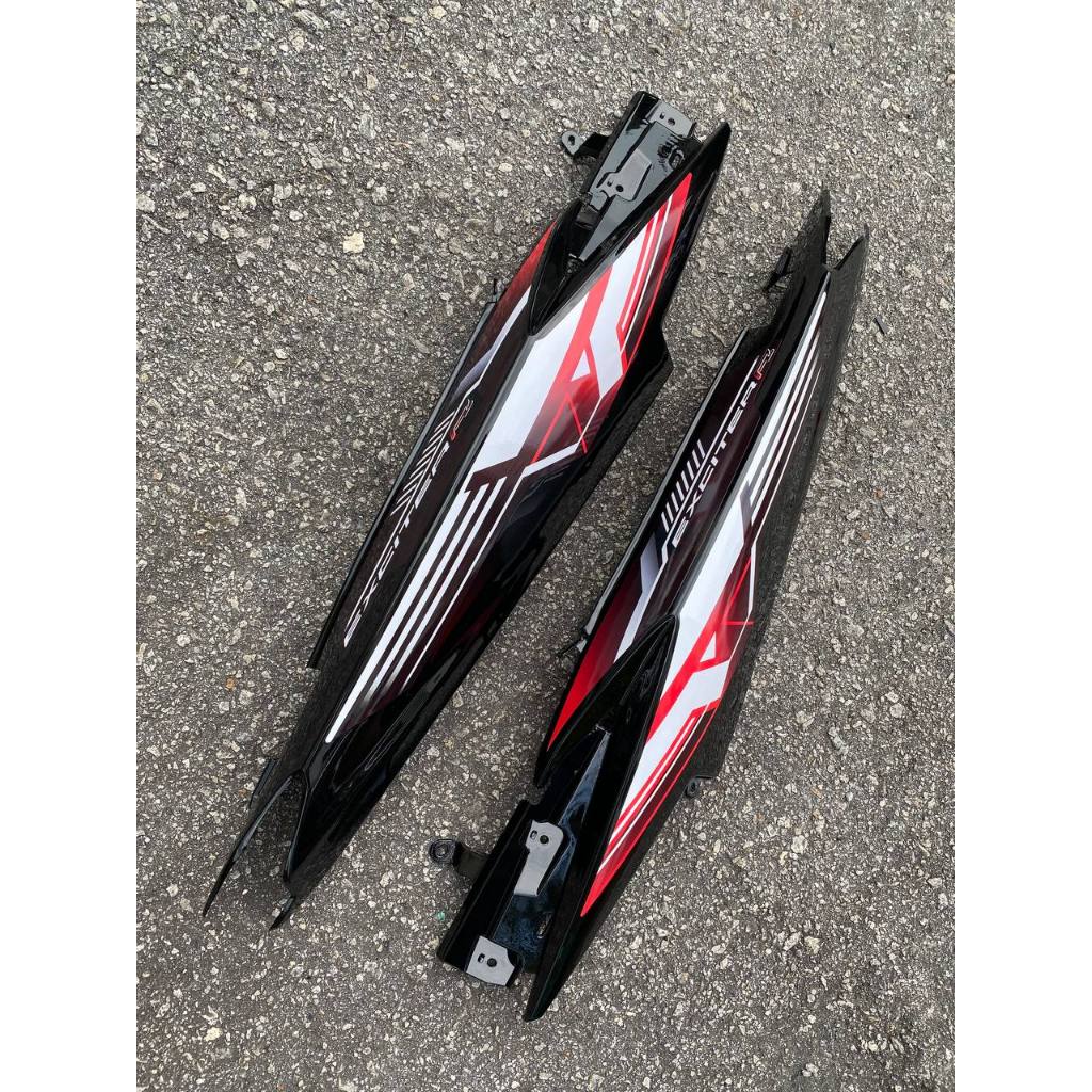 COVERSET YAMAHA LC LC135 V2 EXCITER R ST ROSE RED BLACK L2-ER-ST-2 SIAP TANAM ORIGINAL VELOZI WITH COVER METER
