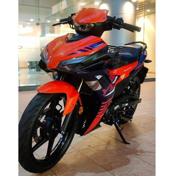 Y16 V1 V2 COVERSET Y16ZR VOM2 ORANGE DPBMU 2015 DESIGN Y16-ST-8 ORIGINAL VELOZI YAMAHA TANAM READY STOK