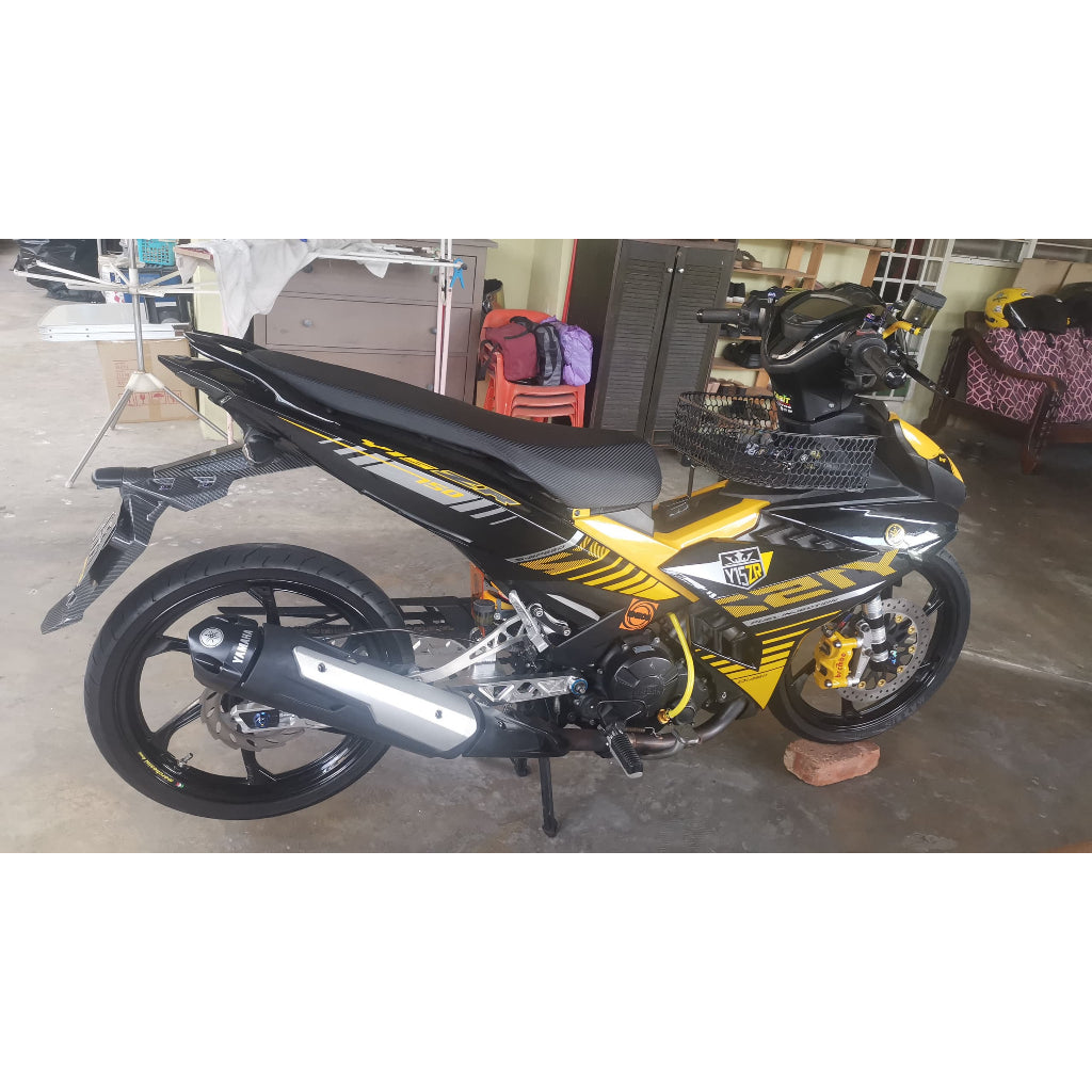 COVER SET Y15ZR V1 V2 KUNING HITAM YELLOW BLACK 1ST EDITION 2015 COVERSET BODYSET Y15ZR Y15 YSUKU VELOZI SIAP TAMPAL