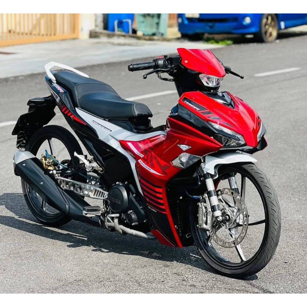 Y16 COVERSET Y16ZR V1 V2 RM7 MERAH MATELIC BLACK HITAM 2015 DESIGN BATMAN Y16-ST-5 ORIGINAL VELOZI YAMAHA TANAM DOCTOR