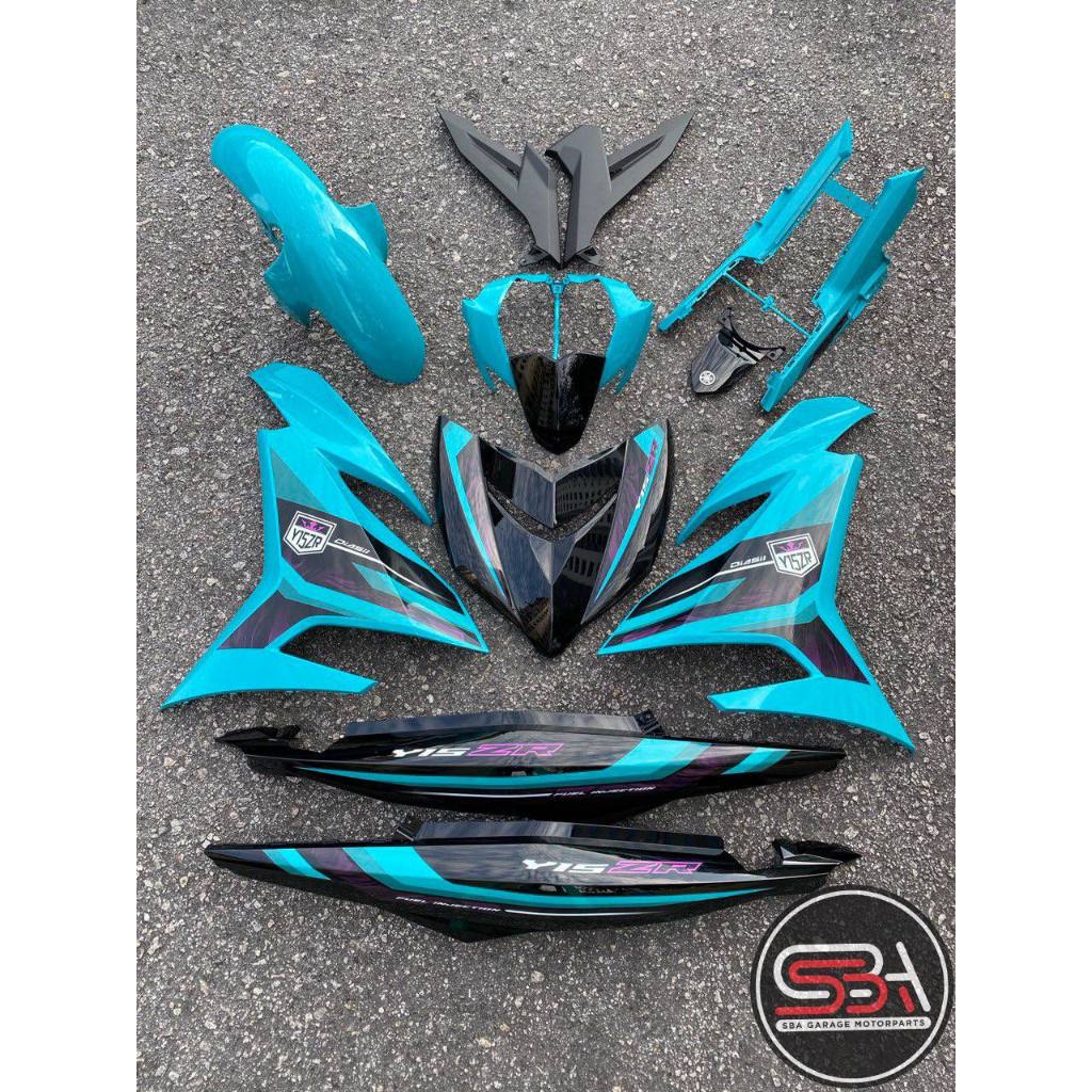 COVERSET HONG LEONG YAMAHA HLY DOCTOR VELOZI Y15 YSUKU Y15ZR V1 V2 CYAN CS6 2022 TAMPAL / TANAM CLEAR ORIGINAL BODYSET