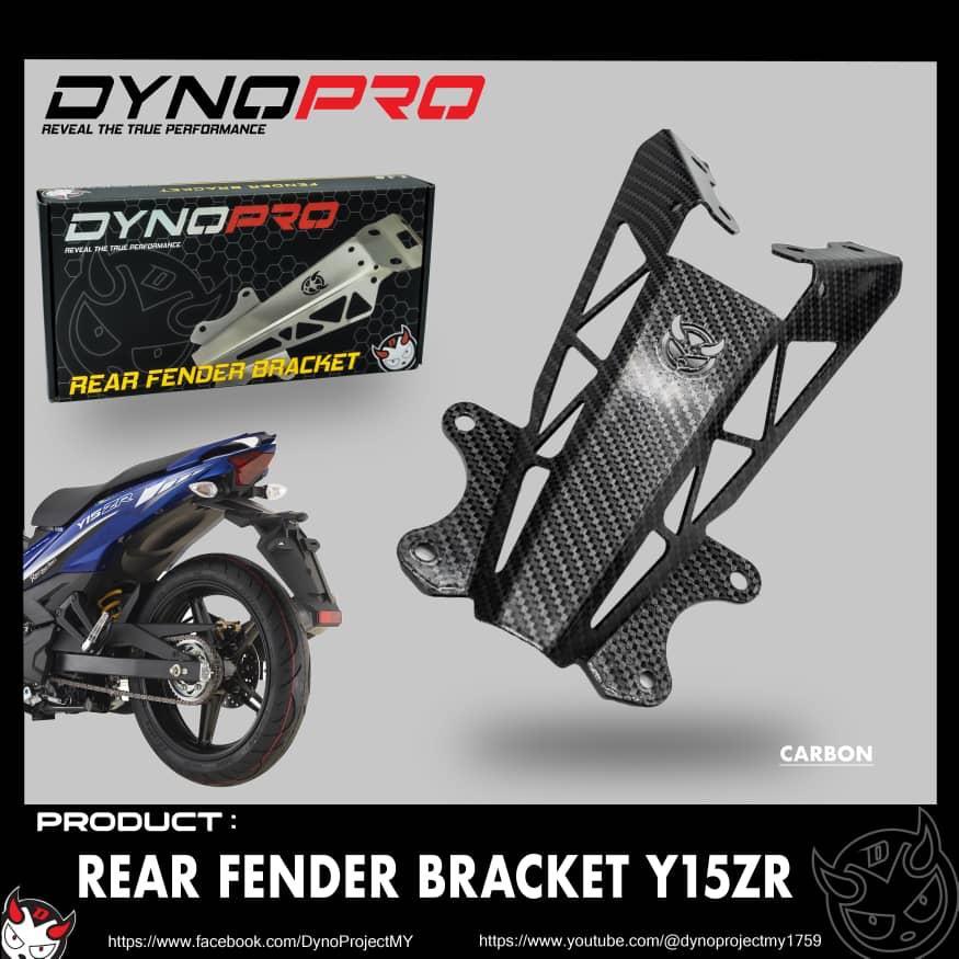 REAR FENDER BRACKET 2MM TEBAL Y15ZR MUDGUARD BELAKANG Y15 YAMAHA ORIGINAL DYNOPRO DYNO STAINLESS STEEL CARBON CHROME