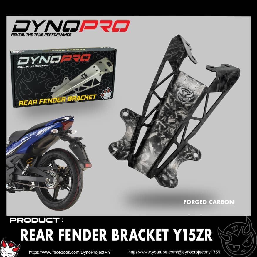 REAR FENDER BRACKET 2MM TEBAL Y15ZR MUDGUARD BELAKANG Y15 YAMAHA ORIGINAL DYNOPRO DYNO STAINLESS STEEL CARBON CHROME