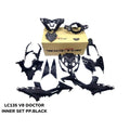 INNER LC 135 LC135 V8 FI V DOCTOR OEM FULLSET HITAM BLACK MATT / KILAT YAMAHA ( 13 ITEM / 15 ITEM )
