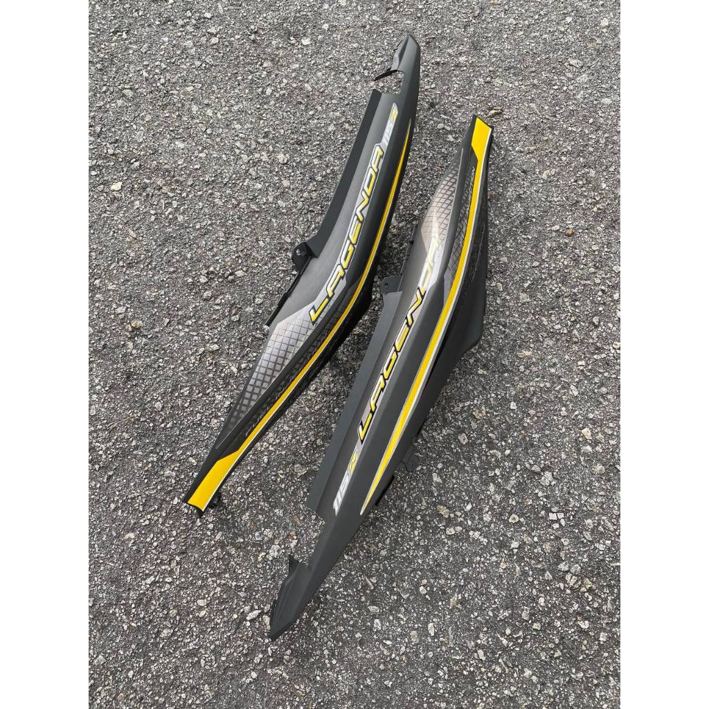 COVERSET BODYSET LAGENDA SRL 115 / 115z Fi FUEL INJECTION HITAM MATT FULL YELLOW ORIGINAL HONG LEONG YAMAHA HLY SET