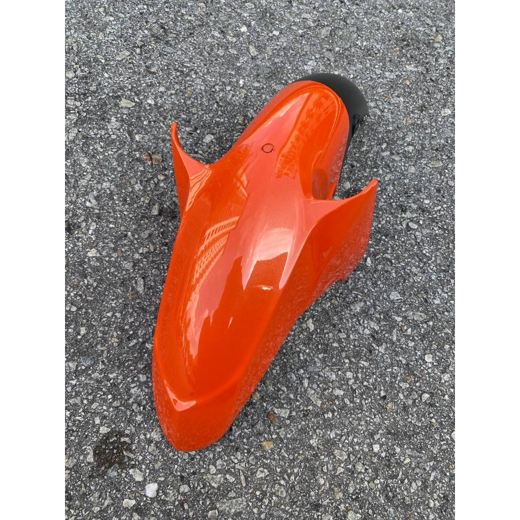 COVERSET LC LC135 V1 YAMAHA DOCTOR P ORANGE BATMAN 025 2015 NEW DESIGN STRIPE SIAP TANAM CLEAR 2K
