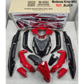 COVERSET BODYSET MODENAS KRISS MR2 RED BLACK MERAH HITAM SIAP TAMPAL M SEKI SET