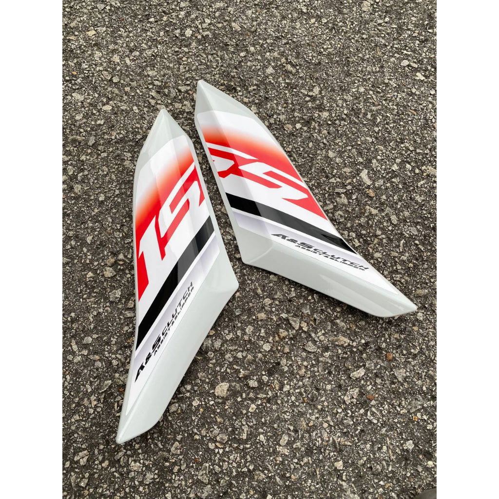 Y16 COVERSET Y16ZR STANDARD DESIGN CRYSTAL WHITE RED SUN ROSE Y16-ST-1 ORIGINAL VELOZI YAMAHA SIAP TANAM READY STOK