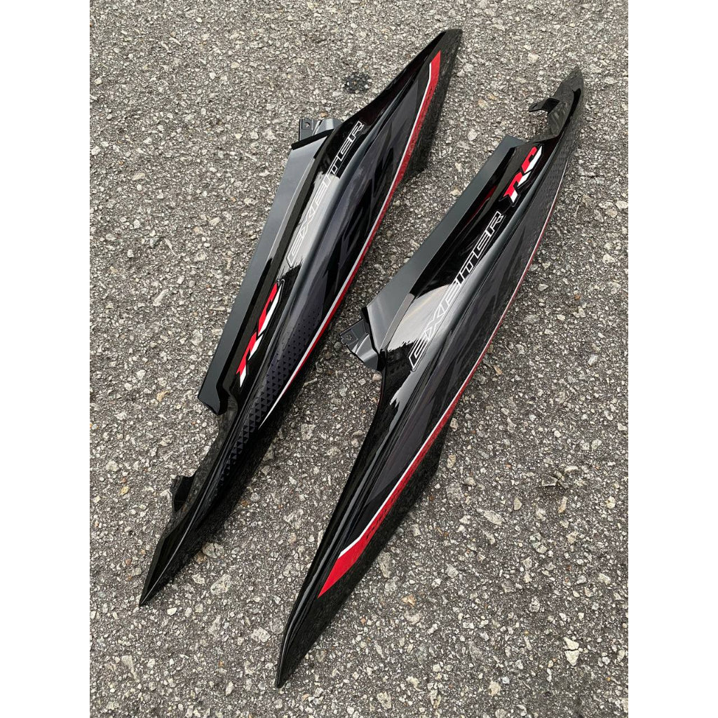 COVERSET BODYSET LC135 LC V8 DR BLACK RC LINE RED FUEL INJECTION FI YAMAHA SIAP TANAM VELOZI DOCTOR 024 OEM