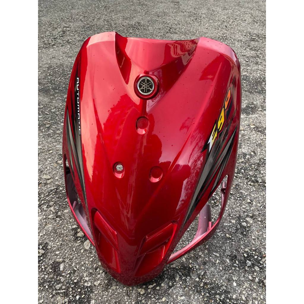 COVERSET BODYSET EGO FIRST MODEL 115 ORIGINAL NAKASONE SIAP TAMPAL VRC / DRMK RED MERAH YAMAHA FREE EMBLEM DADA