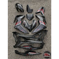Y16 V1 V2 COVERSET Y16ZR STANDARD MATELIC BLACK DESIGN 2015 BATMAN HITAM ORIGINAL VELOZI DOCTOR YAMAHA SIAP TANAM