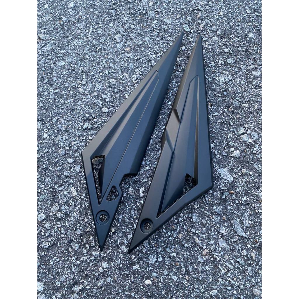 COVERSET LC LC135 V1 YAMAHA DOCTOR P BLUE BIRU 022 2015 NEW DESIGN STRIPE SIAP TANAM CLEAR 2K