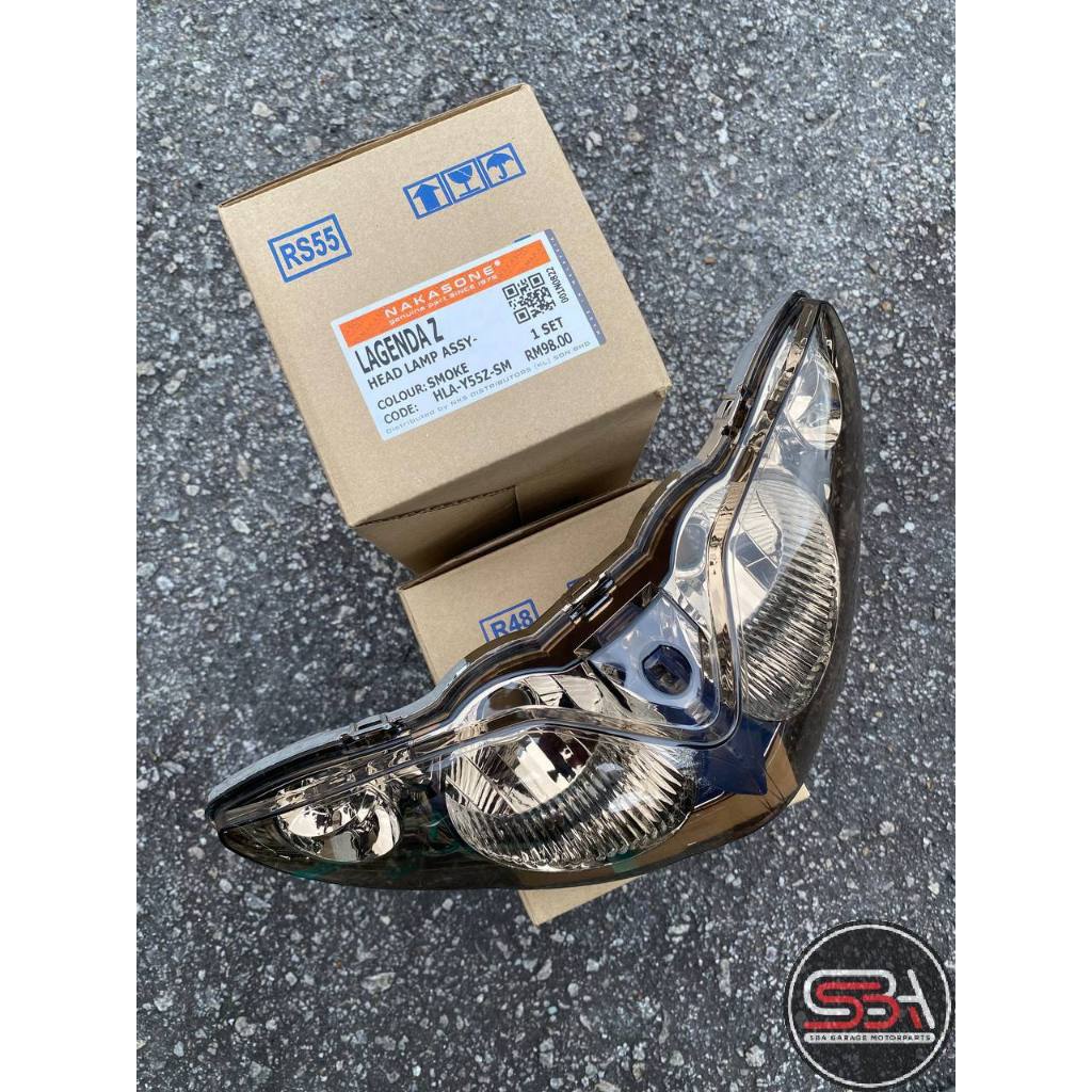 HEAD LAMP LC135 V1 V2 V3 V4 V5 V6 V7 LC 135 LAGENDA Z ZR FUEL INJECTION FI EX5 TINTED CLEAR LAMPU DEPAN HEADLAMP LIGHT