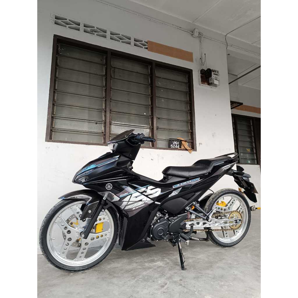 Y16 COVERSET Y16ZR RC SMX BLACK HITAM 010 ORIGINAL EQUIPMENT MANUFACTURED DOCTOR OEM SIAP TANAM NEW READY STOK