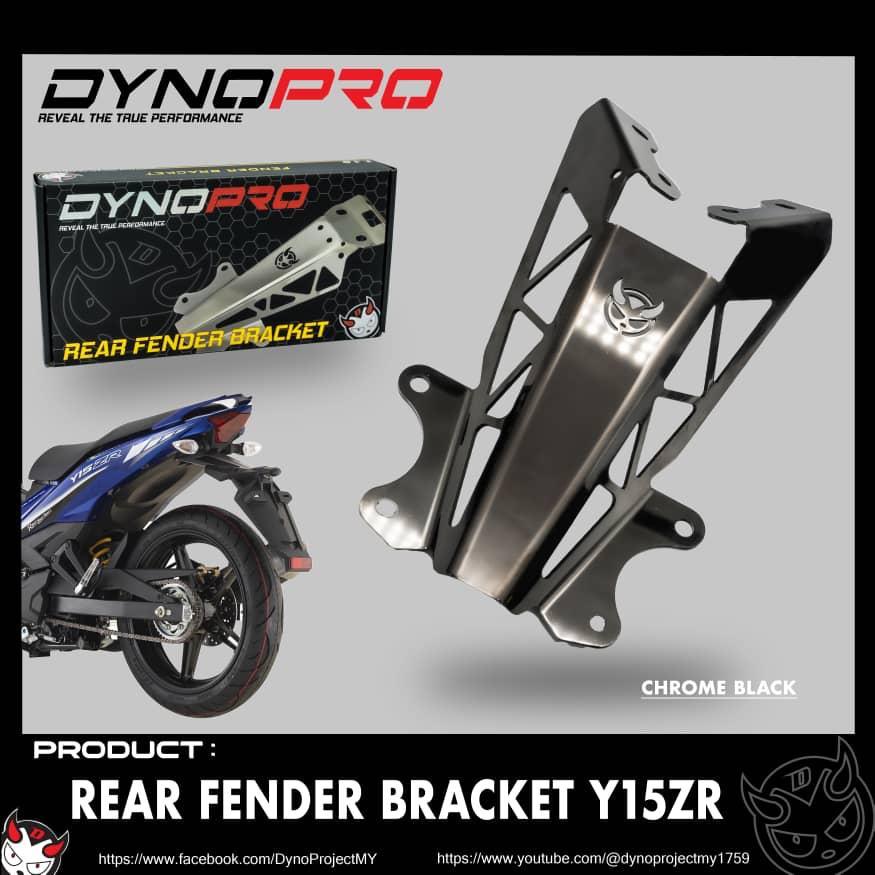 REAR FENDER BRACKET 2MM TEBAL Y15ZR MUDGUARD BELAKANG Y15 YAMAHA ORIGINAL DYNOPRO DYNO STAINLESS STEEL CARBON CHROME