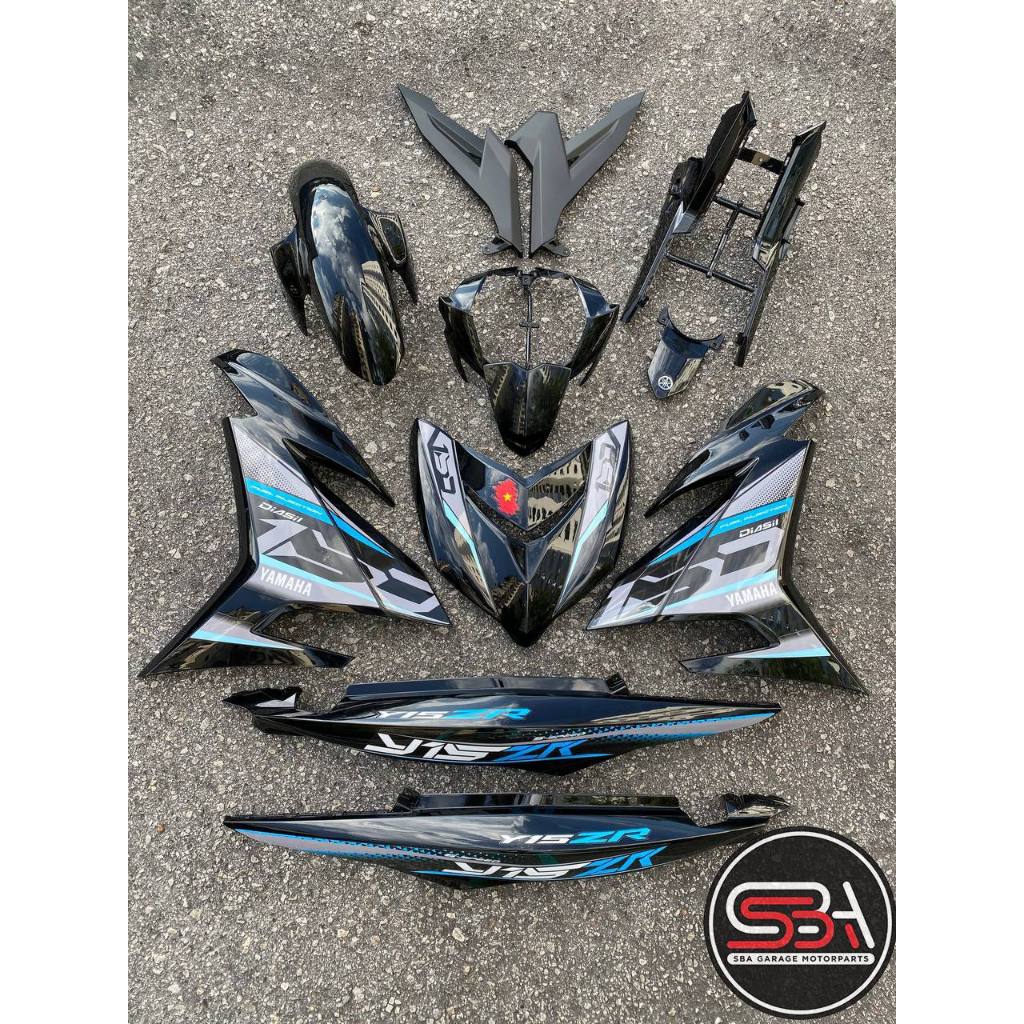 COVERSET BODYSET YAMAHA Y Y15 Y15ZR V1 V2 BLACK RC VIETNAM EDITION HITAM DOCTOR 006 SIAP TANAM