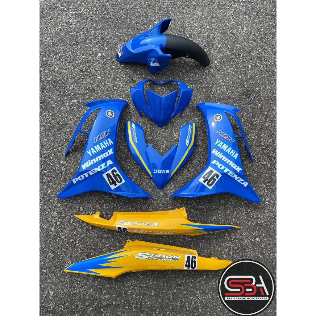 COVERSET BODYSET LC135 LC V8 DR SPOON 042 FUEL INJECTION FI YAMAHA SIAP TANAM DOCTOR OEM
