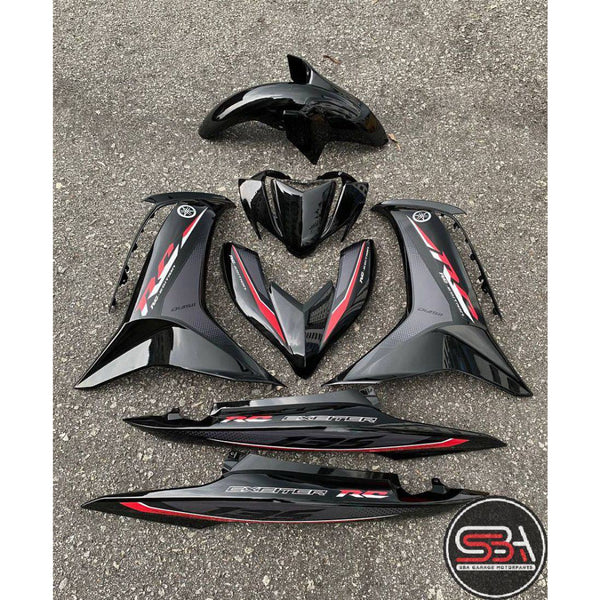 LC135 LC V8 BODYSET COVERSET DR BLACK RC LINE RED FUEL INJECTION FI YAMAHA READY TO INSTALL VELOZI DOCTOR 024 OEM