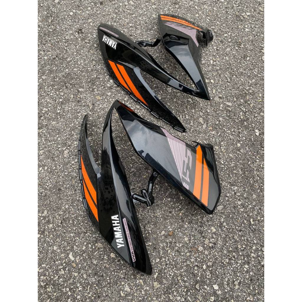 COVERSET BODYSET NVX 155 NVX155 V1 YAMAHA DOCTOR BLACK 006 SIAP TANAM