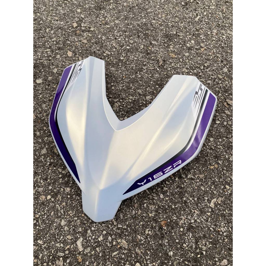Y16 COVERSET Y16ZR CRYSTAL WHITE SMX BLACK / PURPLE Y16-S-1 ORIGINAL VELOZI YAMAHA SIAP TAMPAL / DOCTOR 005 TANAM