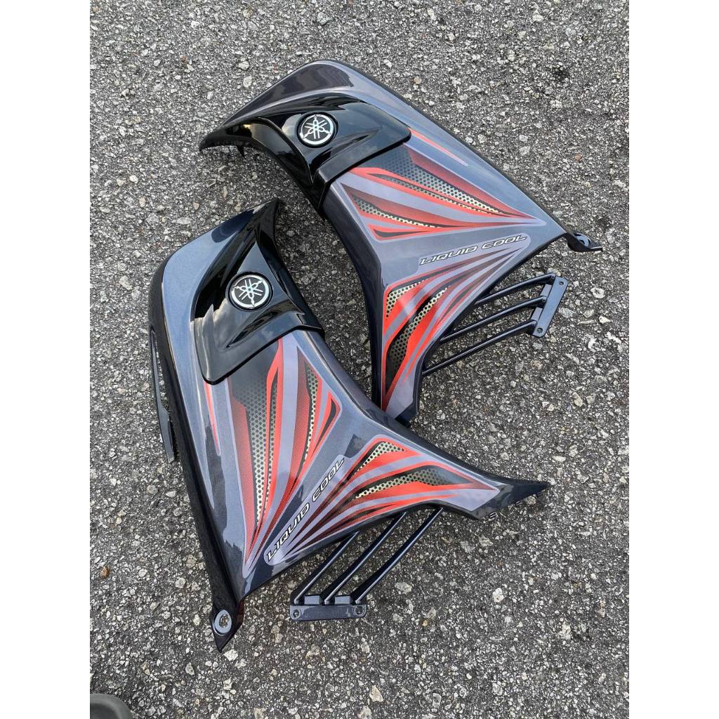 COVERSET YAMAHA LC LC135 V2 V6 V7 JUPITER AURORA DBMN8 BLACK HITAM L2 / L6-JA-3 SIAP TANAM ORIGINAL VELOZI + COVER METER