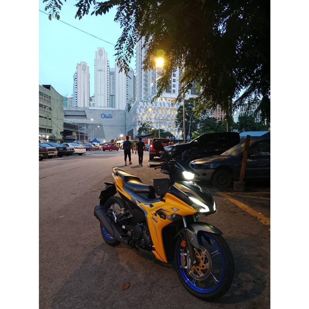 Y16 COVERSET Y16ZR MX KING SUNNY YELLOW GREY MATT Y16-MXK-1 ORIGINAL VELOZI YAMAHA SIAP TANAM READY STOK