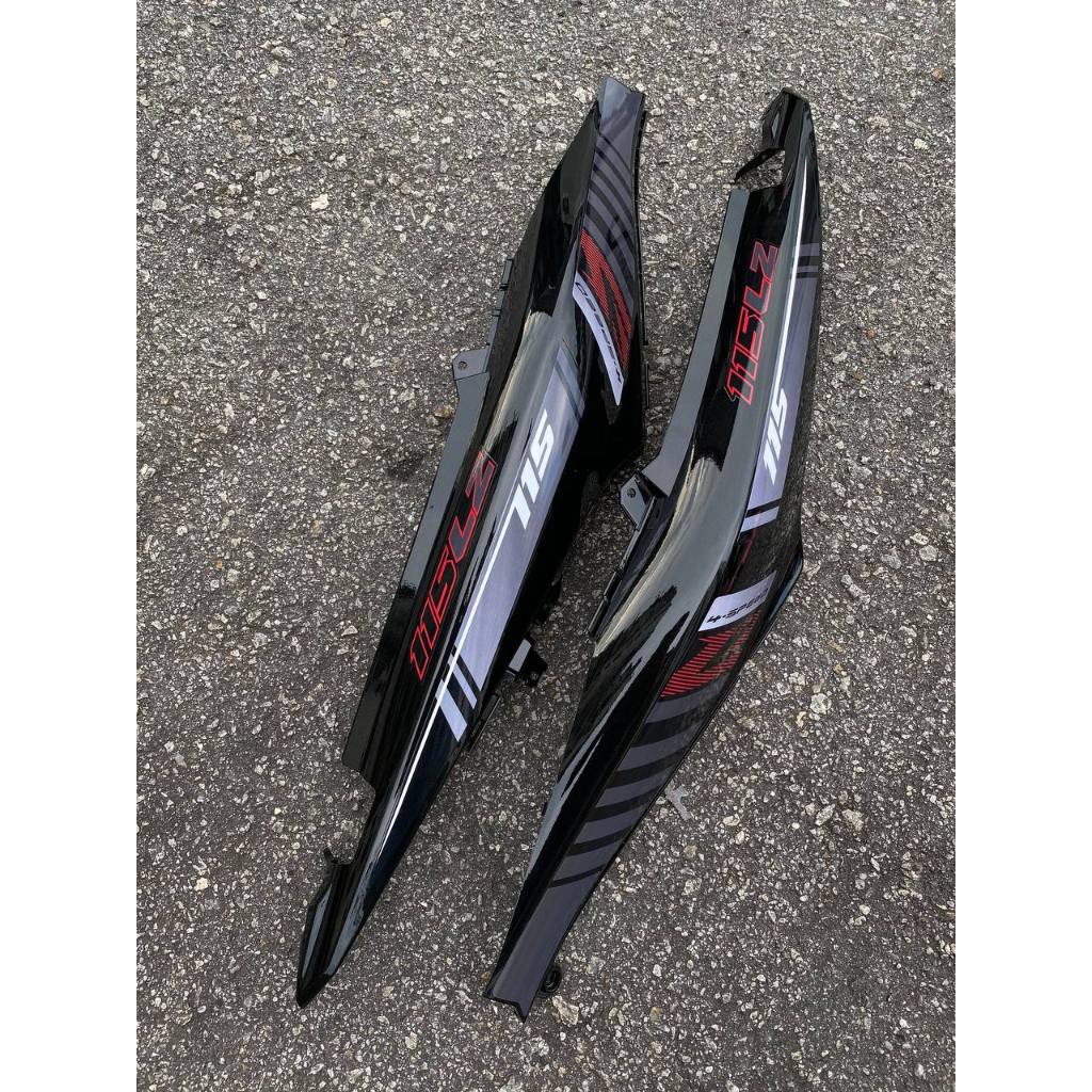 COVERSET BODYSET YAMAHA LAGENDA SRL 115 / 115Z FI BLACK BATMAN 2015 EDITION LFi-ST-2 STICKER SIAP TANAM VELOZI SET