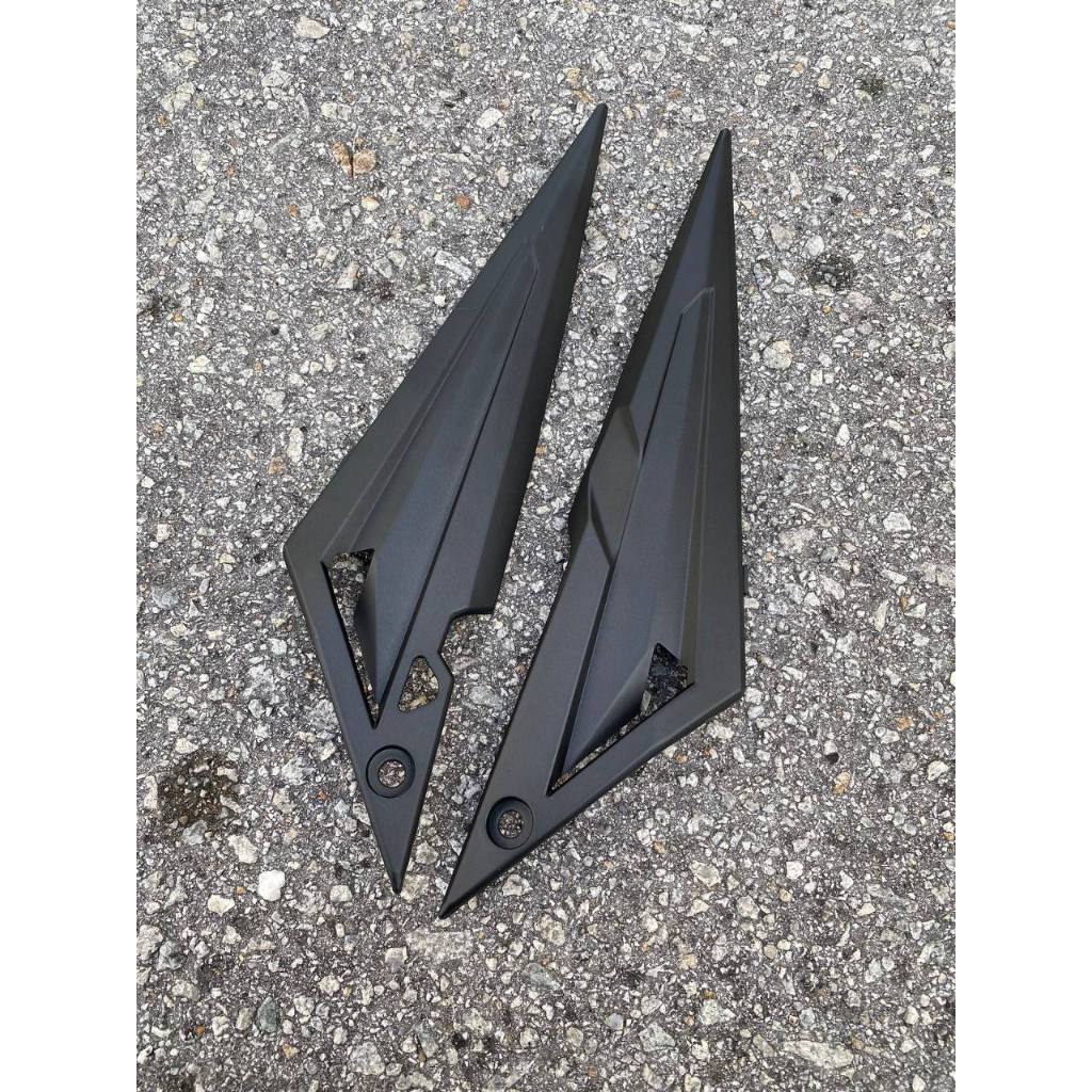 COVERSET LC LC135 V1 YAMAHA DOCTOR P ORANGE BATMAN 025 2015 NEW DESIGN STRIPE SIAP TANAM CLEAR 2K