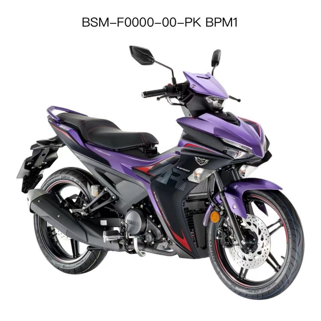 Y16 V2 COVERSET Y16ZR ORIGINAL HONG LEONG YAMAHA HLY BSM BPM1 PURPLE BLACK STANDARD SIAP TAMPAL ABS VELOZI
