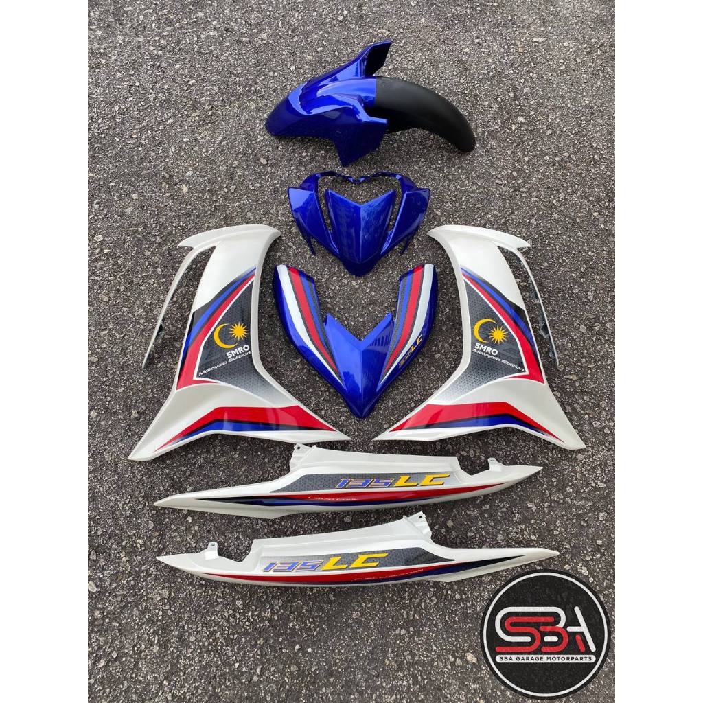 STICKER STRIPE BODYSET COVERSET LC LC135 V8 BDK1 DPBMC 5MRO 100% ORIGINAL 5 MILLIONTH ROLL OUT FUEL INJECTION FI YAMAHA