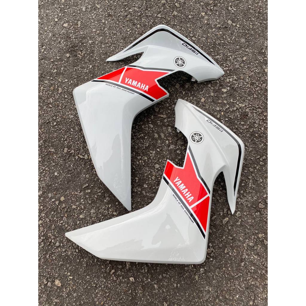 Y16 V1 V2 COVERSET Y16ZR MX KING DOCTOR VELOZI WORLD GP WHITE RED 60TH ANNIVERSARY YAMAHA SIAP TANAM READY STOCK MXK-2