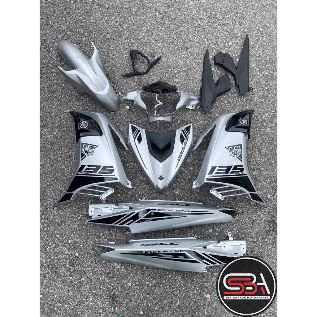 YAMAHA LC LC135 V6 V7 SPECIAL EDITION T-SV SILVER CLEAR BLACK L6-SE-1 COVERSET BODYSET SIAP TANAM VELOZI + COVER METER