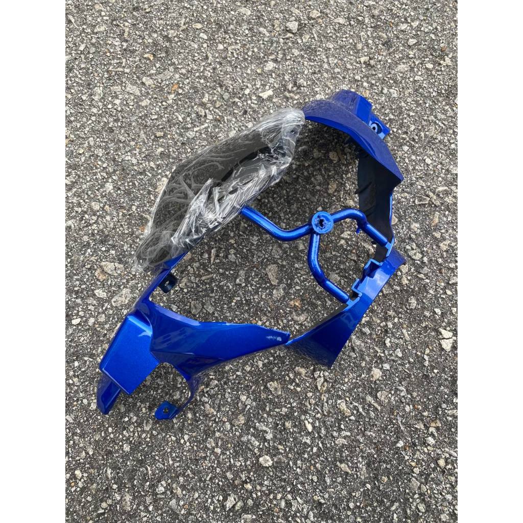 COVERSET BODYSET YAMAHA LC LC135 V6 V7 DR EXCITER RC BLUE BIRU STRIPE TANAM CODE 018 DOCTOR EDITION OEM