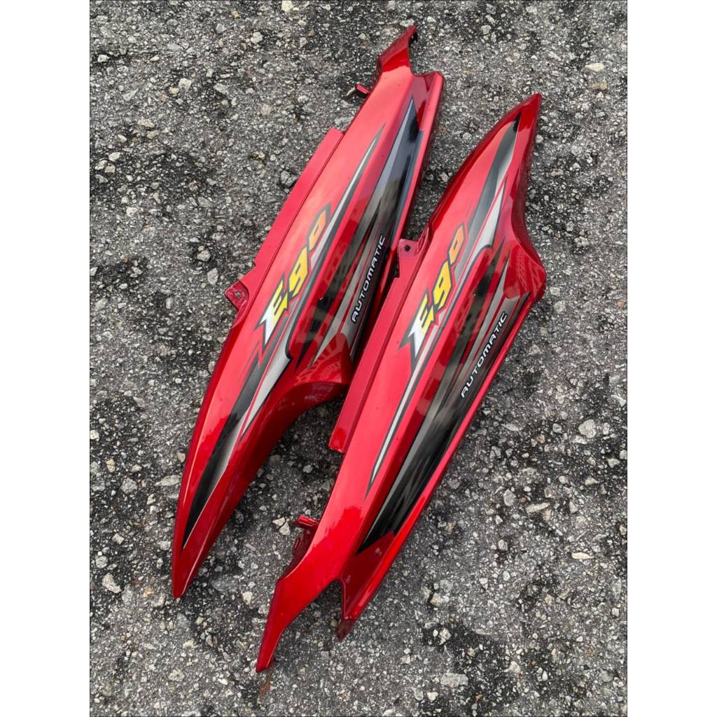 COVERSET BODYSET EGO FIRST MODEL 115 ORIGINAL NAKASONE SIAP TAMPAL VRC / DRMK RED MERAH YAMAHA FREE EMBLEM DADA