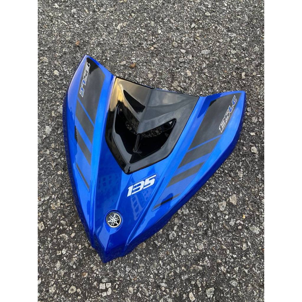 COVERSET BODYSET YAMAHA LC LC135 V6 V7 DR BIRU SILVER VPBC5 S3 2015 BIRU STRIPE TANAM CODE 036 DOCTOR EDITION VELOZI